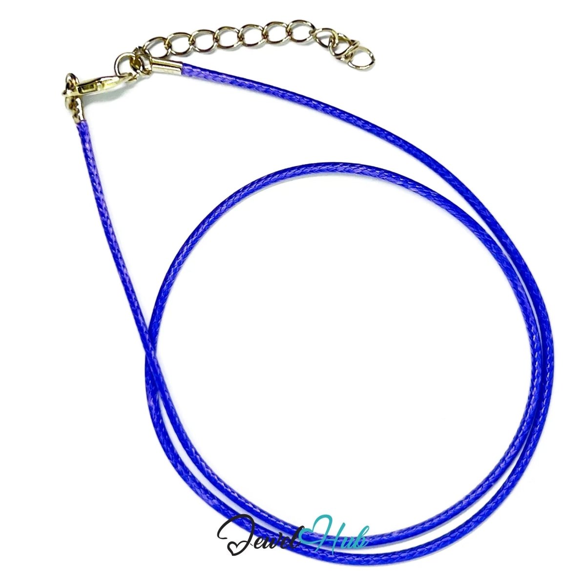 Light Purple Faux Leather Cord Necklace – 40cm Layering Base (Silver Clasp) - JewelHub.co.uk