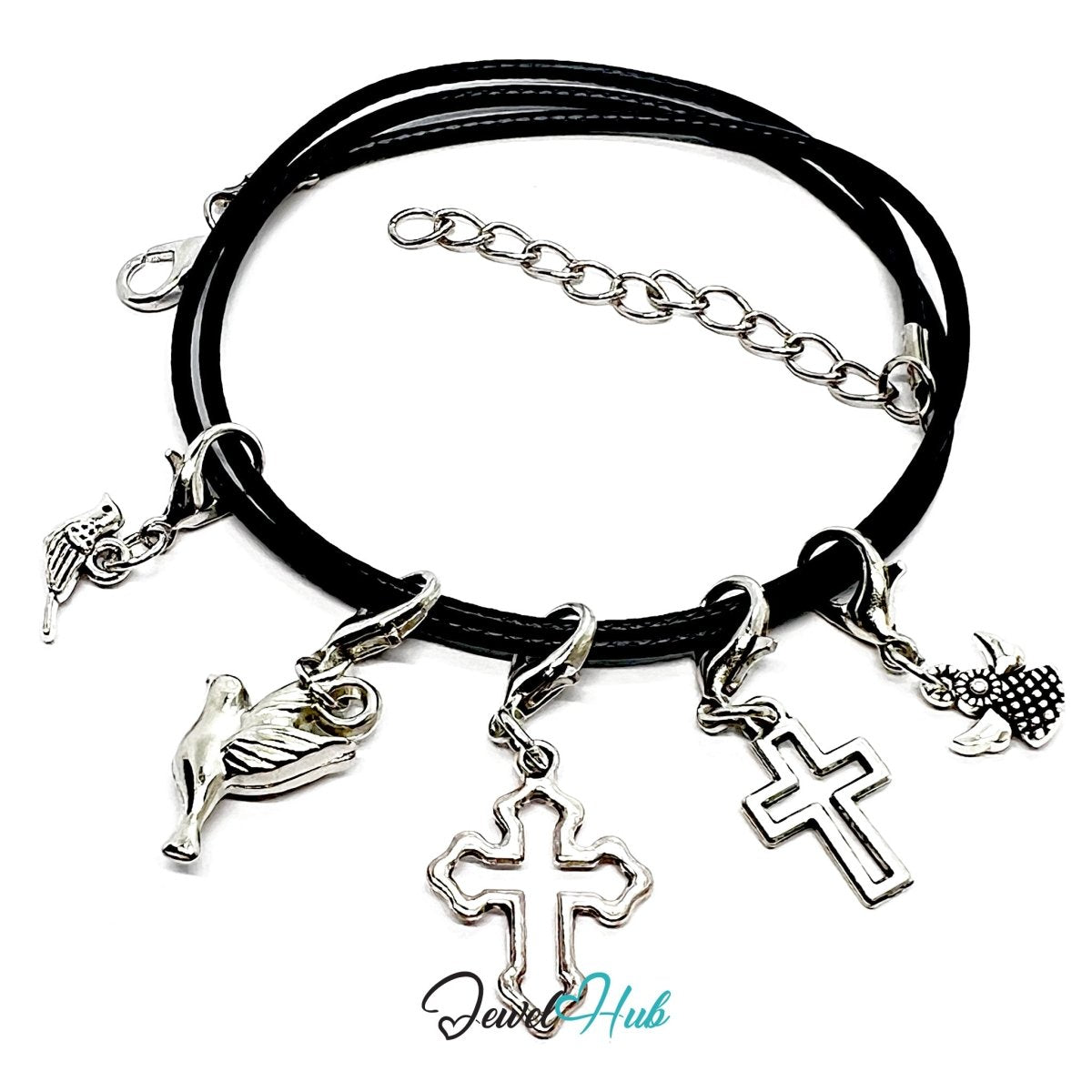 MiniCharm™ Faith Series – Quiet Symbols Pack (Set of 5) - JewelHub.co.uk