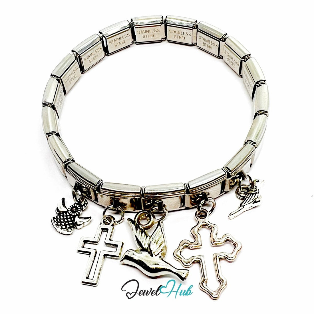 MiniCharm™ Faith Series – Quiet Symbols Pack (Set of 5) - JewelHub.co.uk