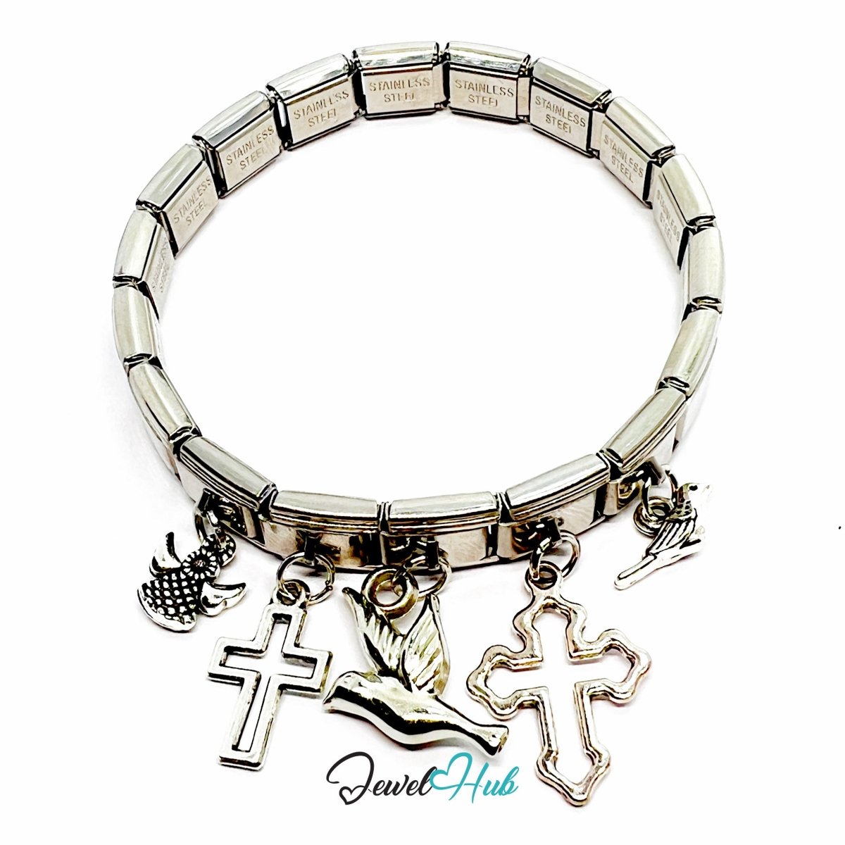 MiniCharm™ Faith Series – Quiet Symbols Pack (Set of 5) - JewelHub.co.uk