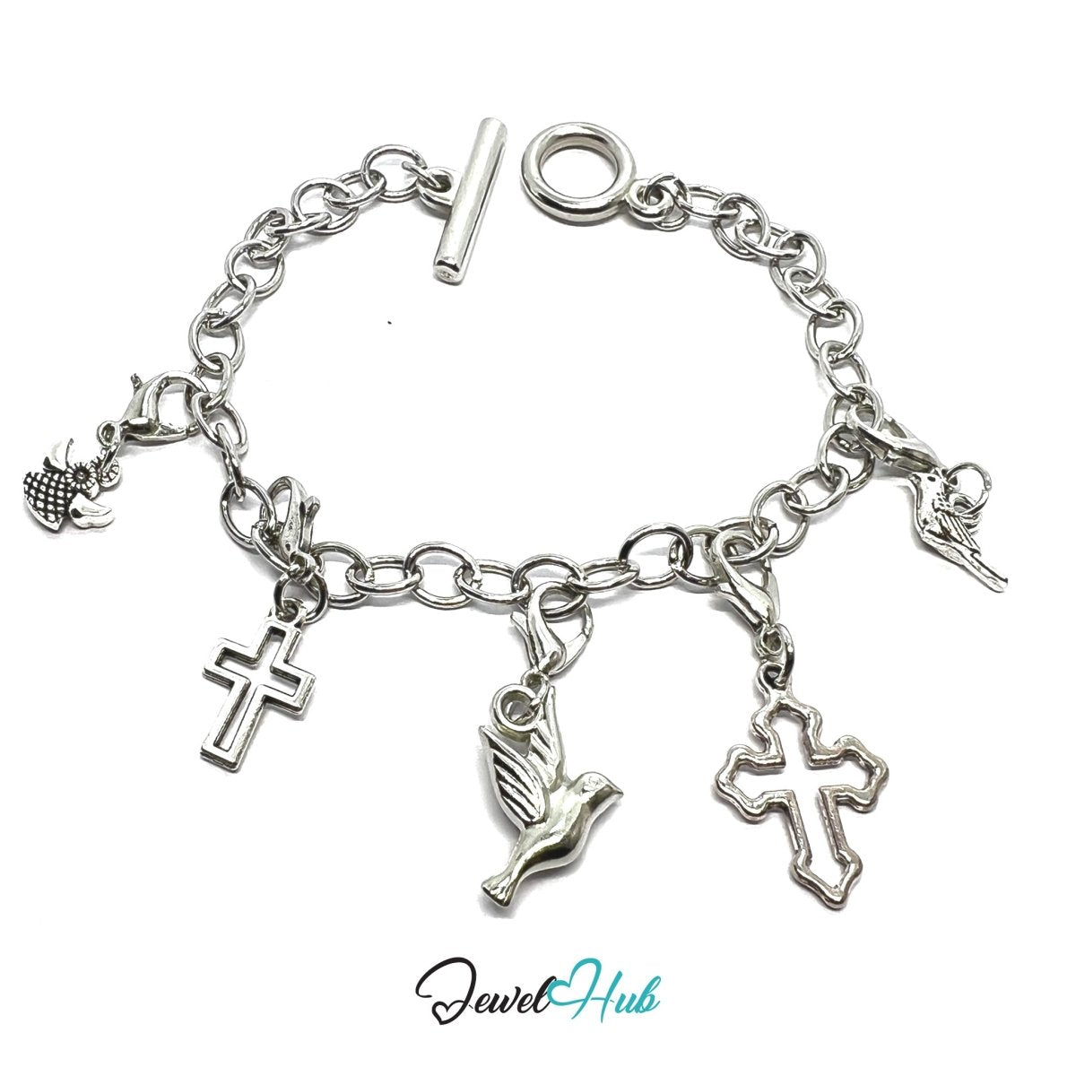 MiniCharm™ Faith Series – Quiet Symbols Pack (Set of 5) - JewelHub.co.uk