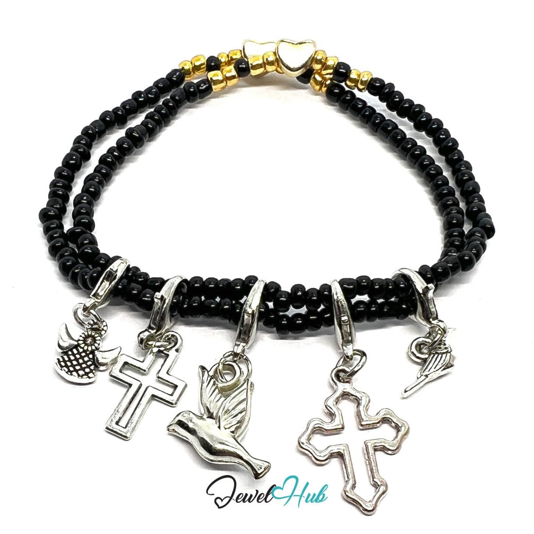 MiniCharm™ Faith Series – Quiet Symbols Pack (Set of 5) - JewelHub.co.uk