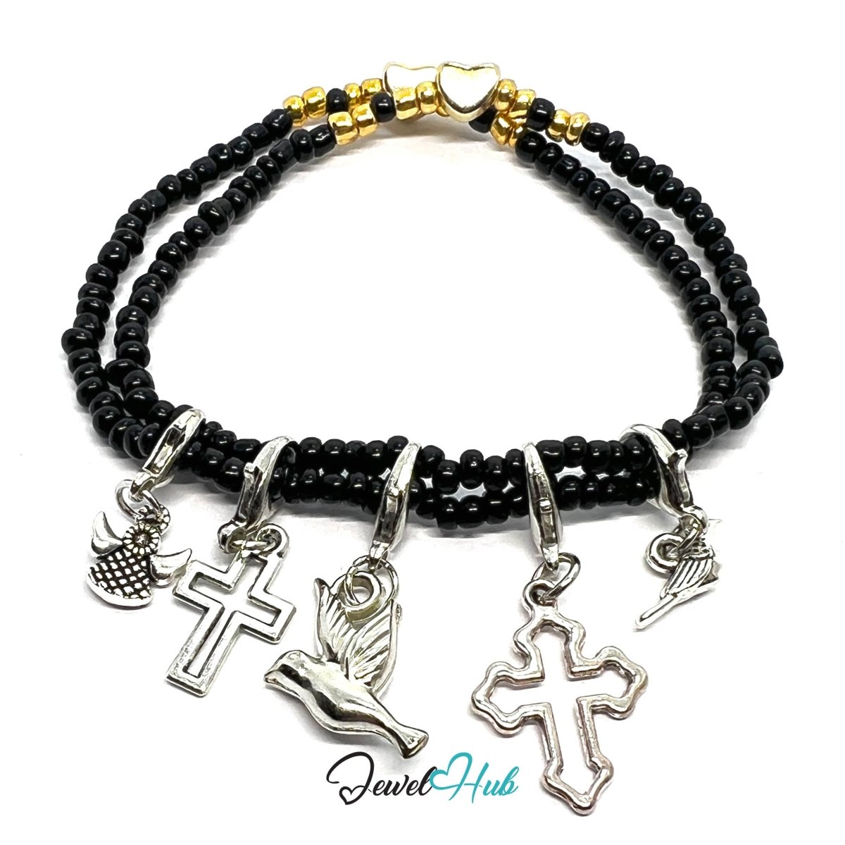 MiniCharm™ Faith Series – Quiet Symbols Pack (Set of 5) - JewelHub.co.uk