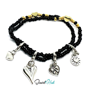 MiniCharm™ Heart Series – Symbolic Love Pack (Set of 4) - JewelHub.co.uk