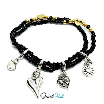 MiniCharm™ Heart Series – Symbolic Love Pack (Set of 4) - JewelHub.co.uk