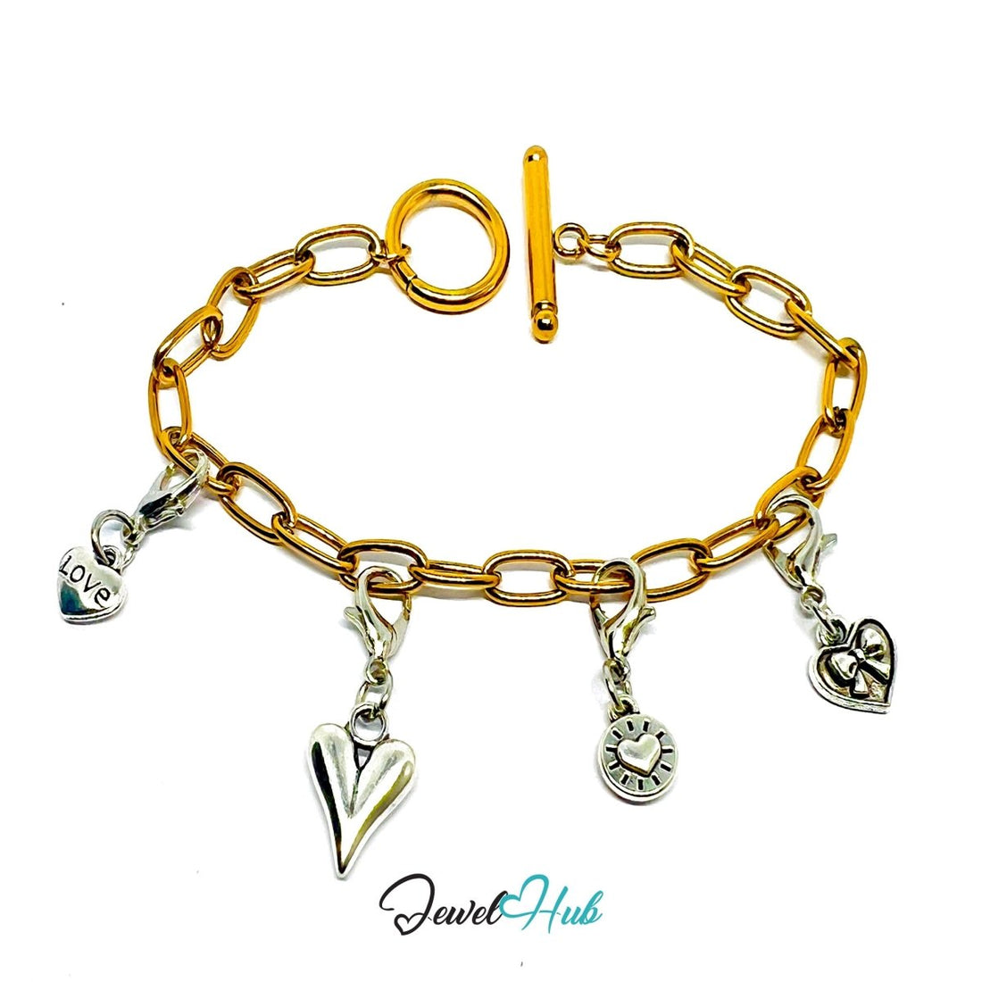MiniCharm™ Heart Series – Symbolic Love Pack (Set of 4) - JewelHub.co.uk