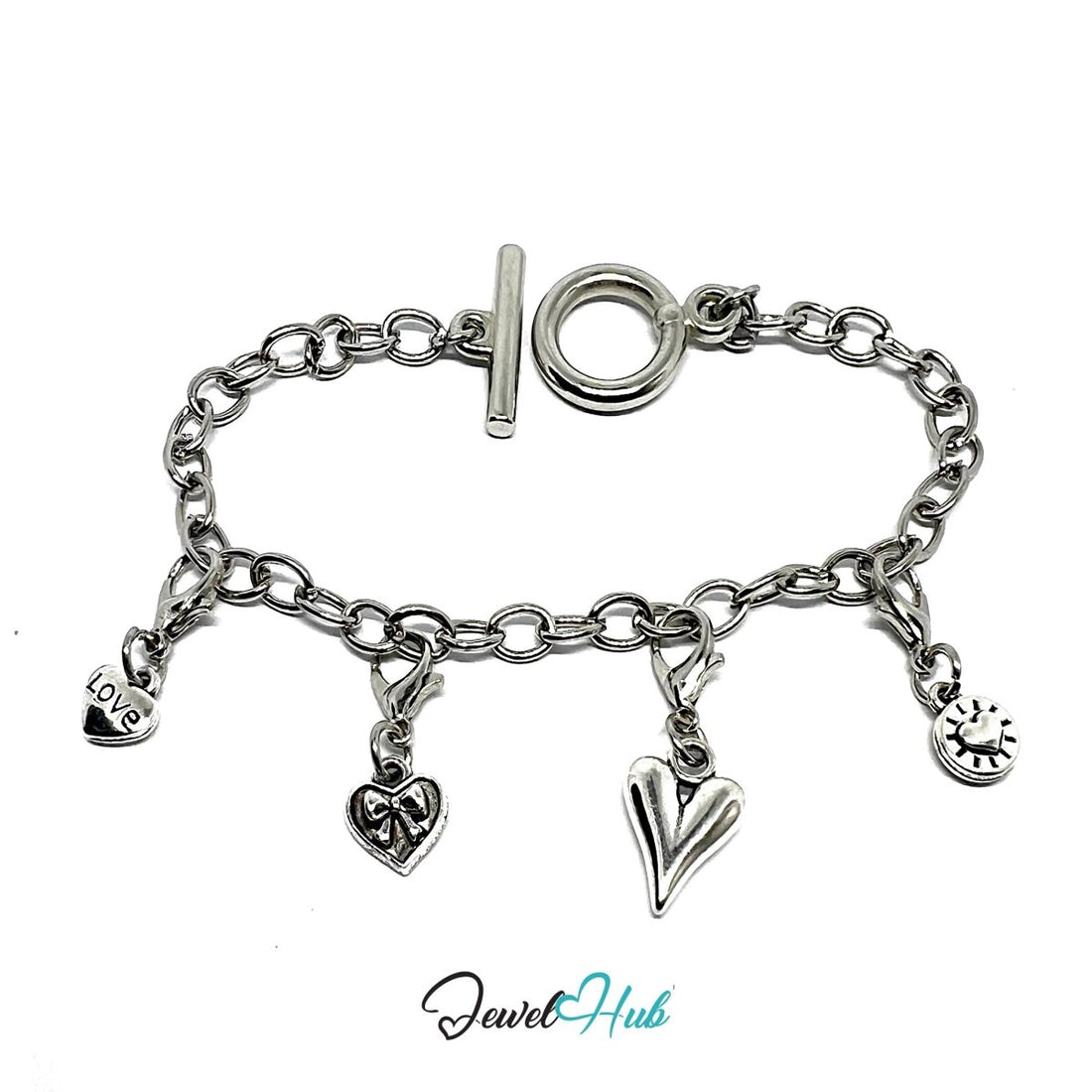 MiniCharm™ Heart Series – Symbolic Love Pack (Set of 4) - JewelHub.co.uk