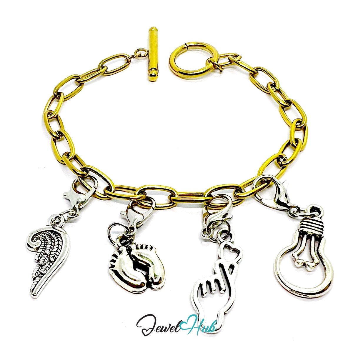 MiniCharm™ Ideas Series – Light, Love & Little Steps Pack (Set of 4) - JewelHub.co.uk