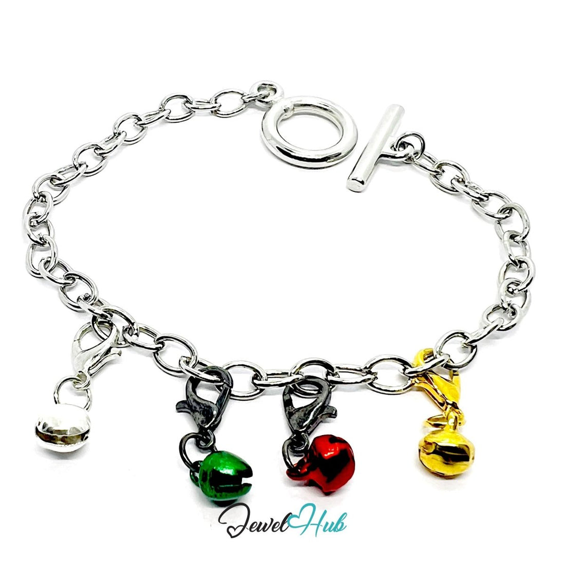 MiniCharm™ Jingle Series – Tiny Bells & Bright Ideas Pack (Set of 4) - JewelHub.co.uk