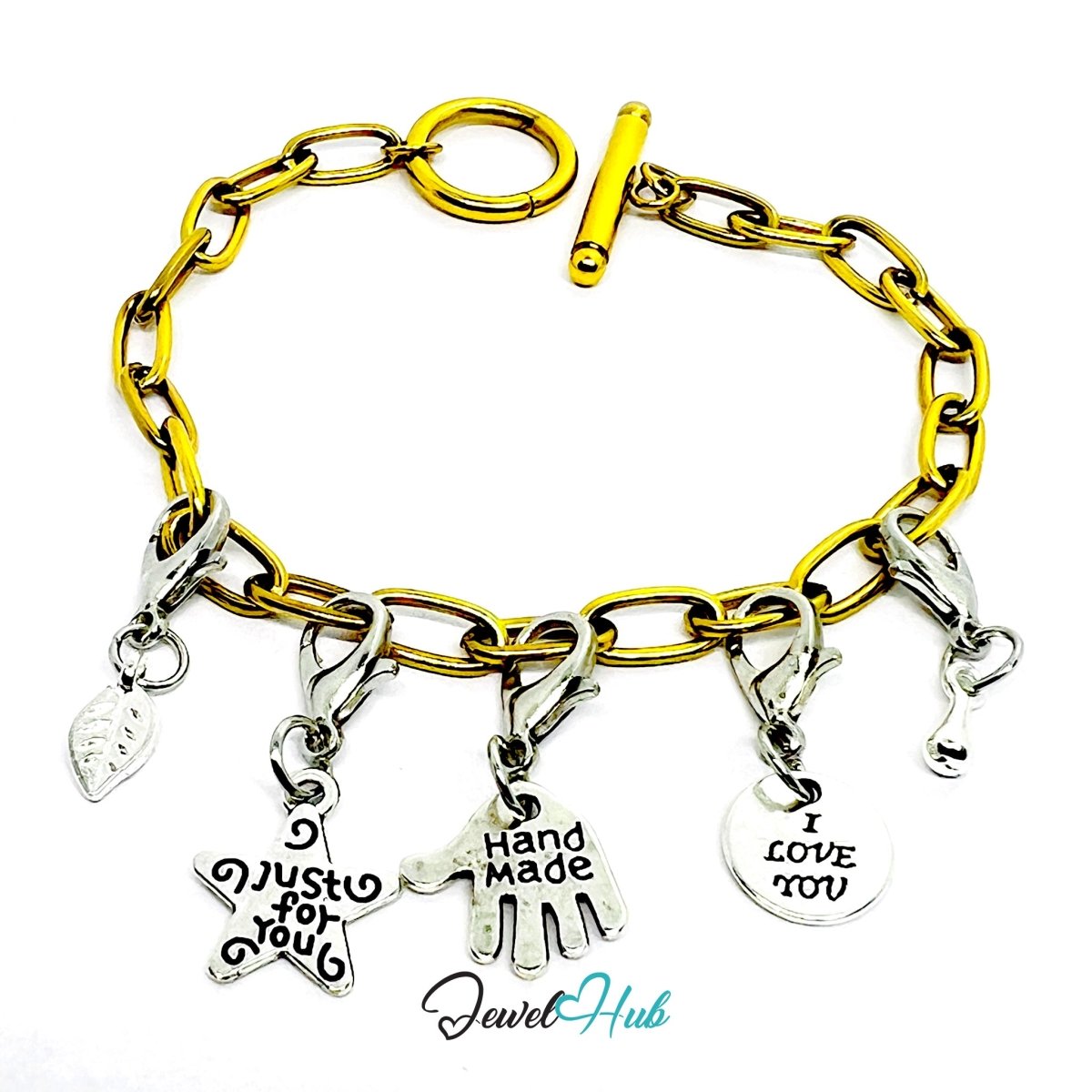 MiniCharm™ Message Series – Just for You Pack (Set of 5) - JewelHub.co.uk