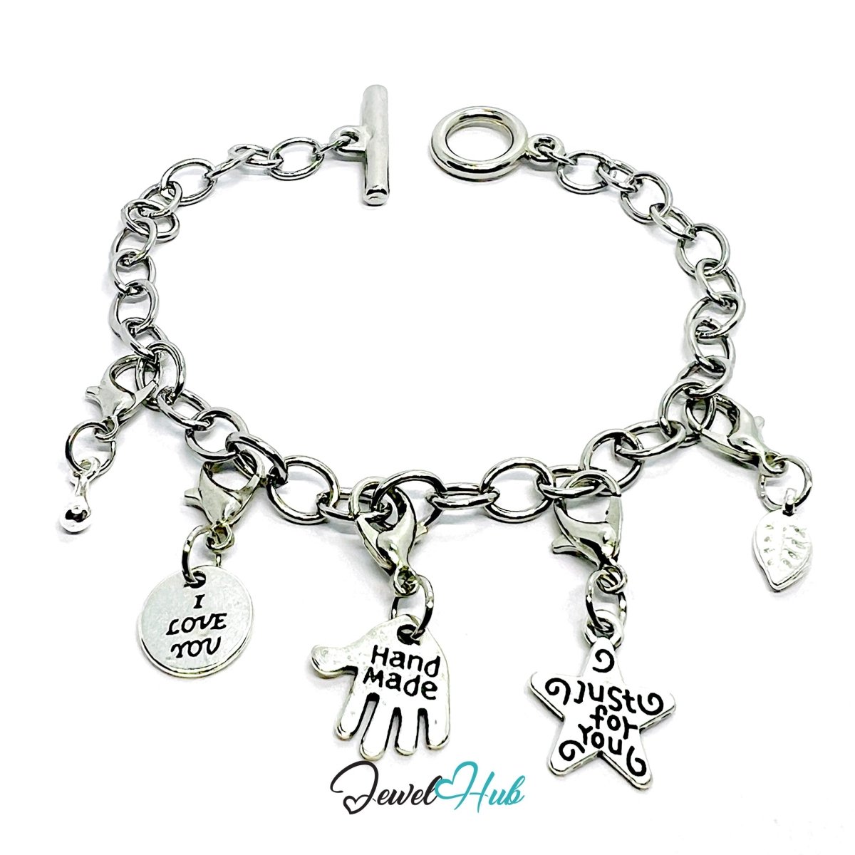 MiniCharm™ Message Series – Just for You Pack (Set of 5) - JewelHub.co.uk