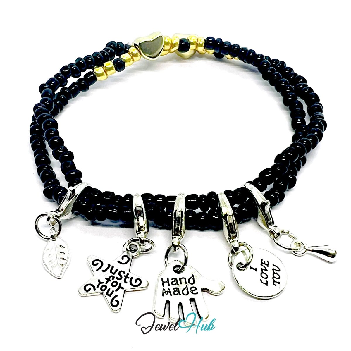 MiniCharm™ Message Series – Just for You Pack (Set of 5) - JewelHub.co.uk