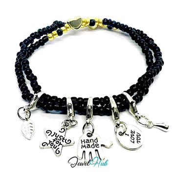 MiniCharm™ Message Series – Just for You Pack (Set of 5) - JewelHub.co.uk