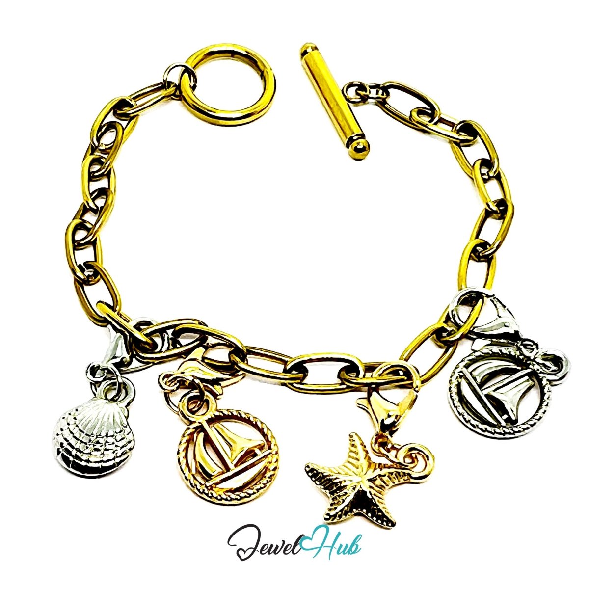 MiniCharm™ Ocean Series – Small Tide Stories Pack (Set of 4) - JewelHub.co.uk