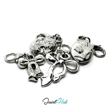 MiniCharm™ Ribbon Series – Portraits & Bows Pack (Set of 4) - JewelHub.co.uk