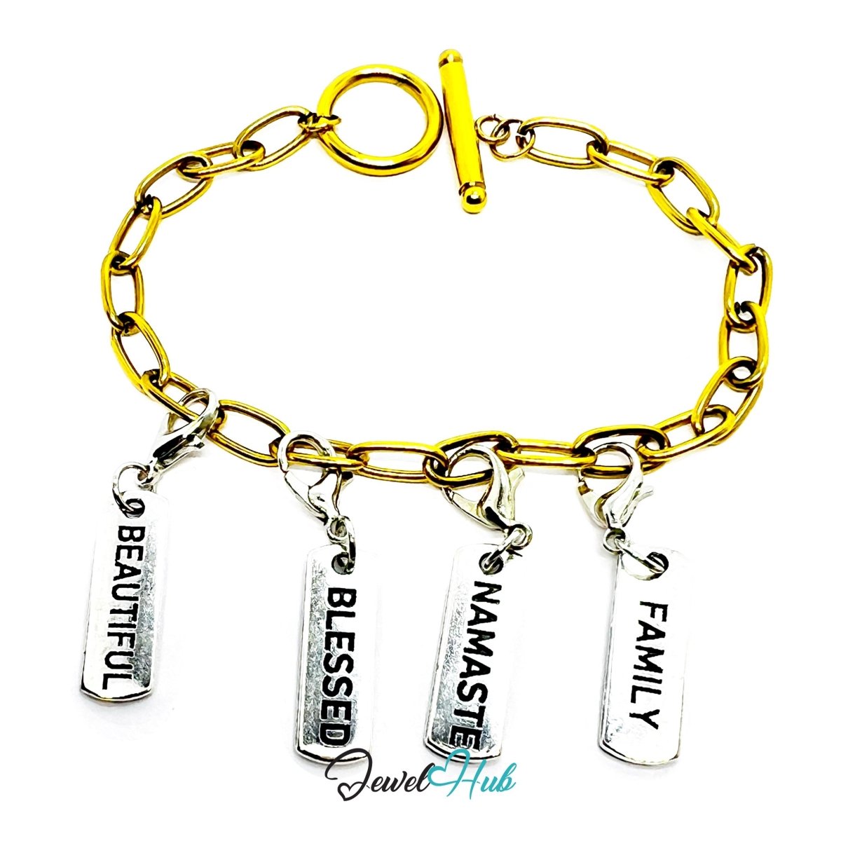 MiniCharm™ Word Series – Everyday Affirmation Pack (Set of 4) - JewelHub.co.uk