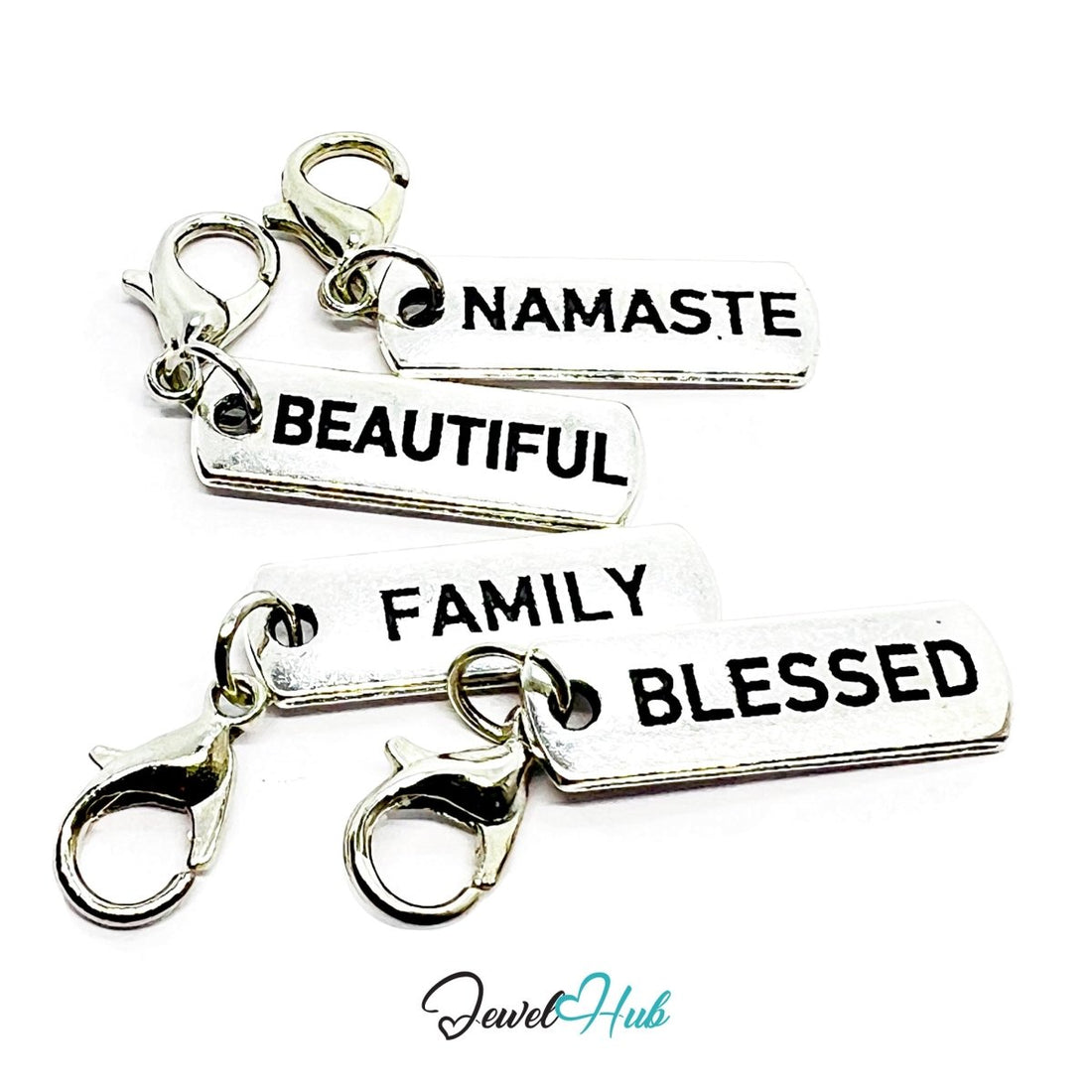 MiniCharm™ Word Series – Everyday Affirmation Pack (Set of 4) - JewelHub.co.uk