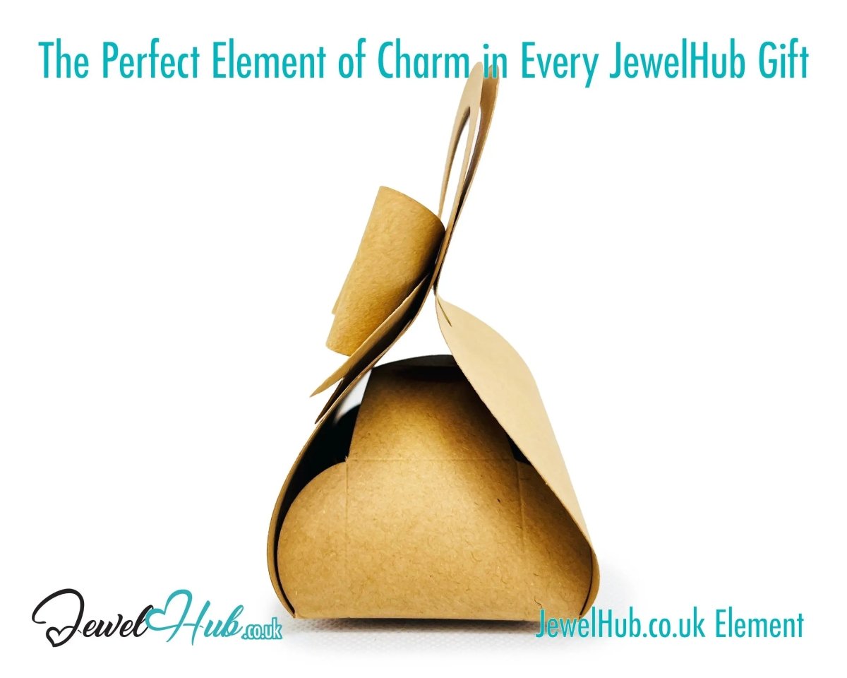 Petite Bloom Paper Gift Bag (Chestnut Ribbon) – Gift Packaging & Presentation Accent - JewelHub.co.uk