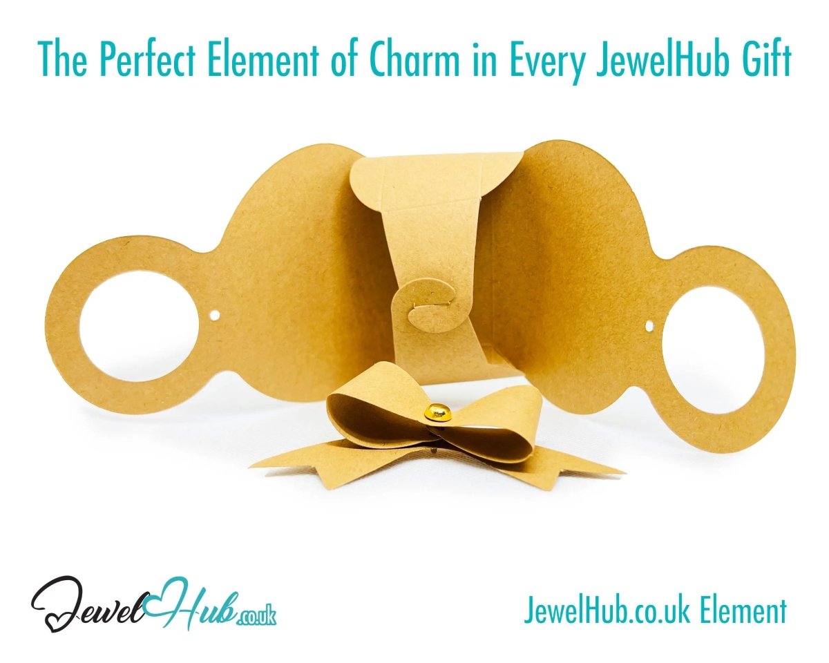 Petite Bloom Paper Gift Bag (Chestnut Ribbon) – Gift Packaging & Presentation Accent - JewelHub.co.uk