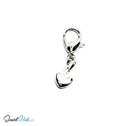 Petite Heart MiniCharms – Gold & Silver - Plated Miniature for Meaning | Necklace or Bracelet Options | Zinc Alloy Jewellery - JewelHub.co.uk