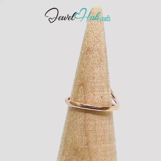 925 Sterling Silver Rose Gold-Plated Oval Red Carol (3.67ct) Ring | Adjustable (J-L) |  CZ Halo