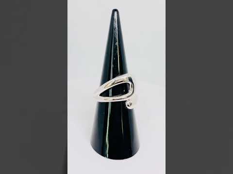 925 silver contour loop ring