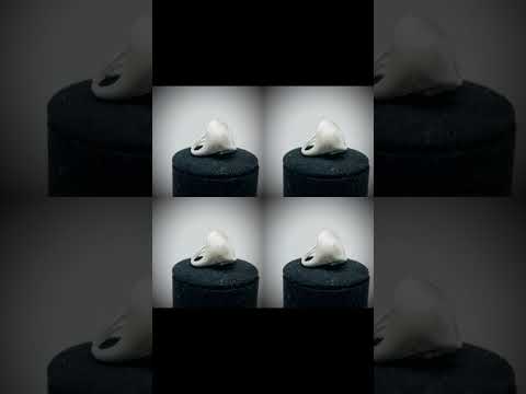 925 Silver Matte Asymmetrical Band Ring #jewelhubcouk #finejewellery