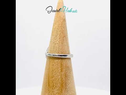 925 Silver Aquamarine Ring Celestial Tranquility #jewelhubcouk #finejewellery