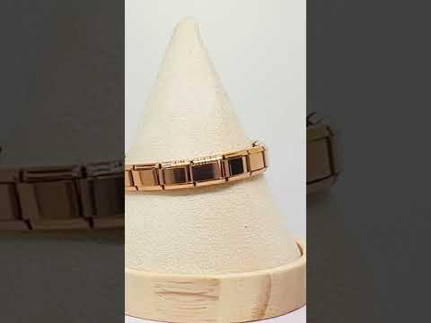 FortunaLink™ Italian Bracelet — Glossy Rose Gold