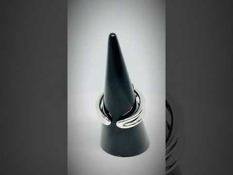 925 silver sculptural knot ring