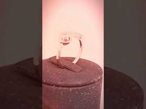 925 silver ball oval ring