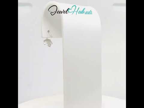 Verdant Whisper 925 Silver Leaf Earrings | Nature’s Elegance #jewelhubcouk #finejewellery