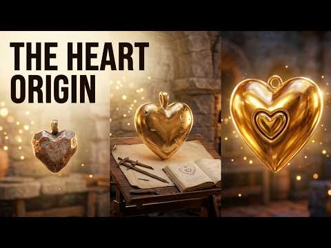 JewelHub motif video for the two-tone stainless steel heart plaque charms - JewelHub