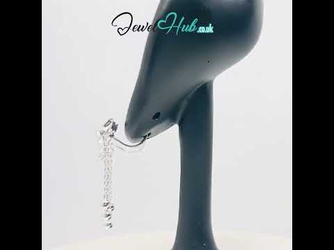 Echo Bloom™ 925 Silver Back-Drop Earrings #jewelhubcouk #finejewellery