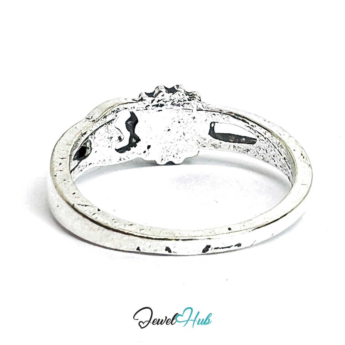Punk Sun Moon Ring · Zinc Alloy · Silver‑Plated Celestial Dual Motif - JewelHub.co.uk