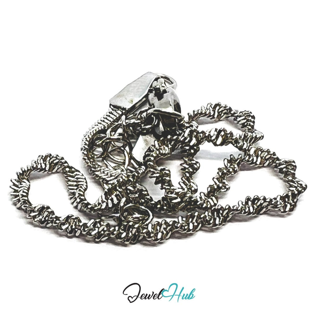 Silver 316L Stainless Steel Twisting Chain Bracelet – 1.8mm Minimalist Delicate Design - JewelHub.co.uk