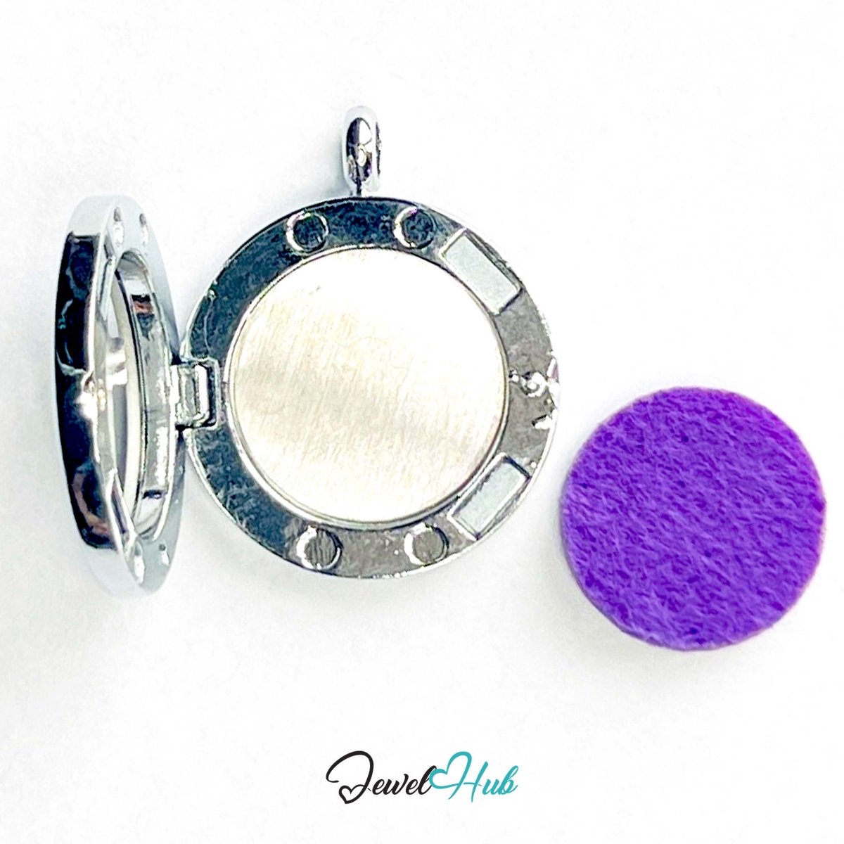 Stainless Steel Aromatherapy Pendant – Faith Cross - JewelHub.co.uk