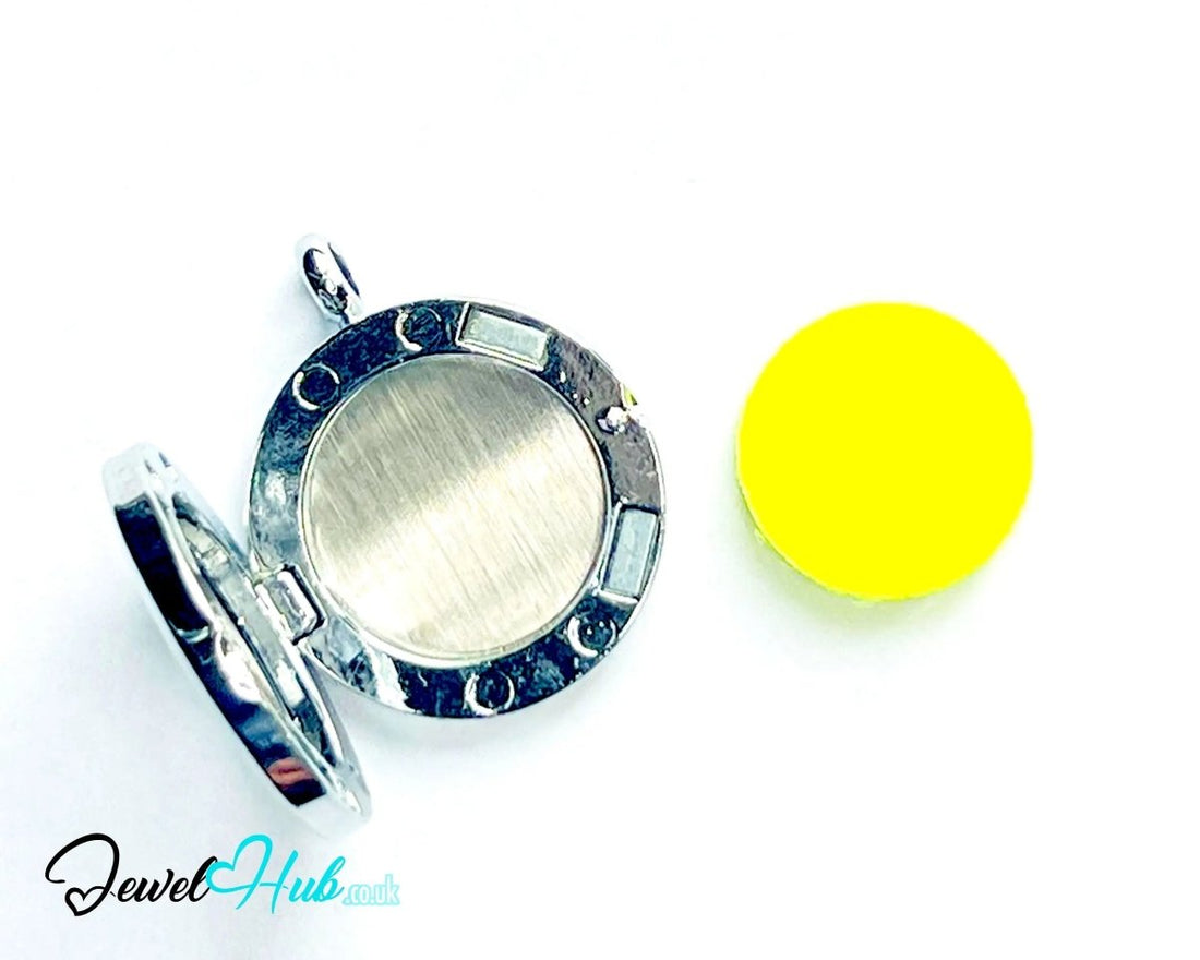 Stainless Steel Aromatherapy Pendant for Flow & Joy 🐚 Sunset Seahorse - JewelHub.co.uk