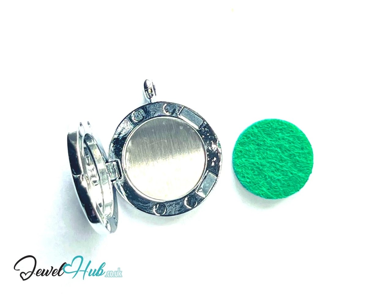 Stainless Steel Aromatherapy Pendant for Harmony & Clarity 🎶 Melody Calm - JewelHub.co.uk