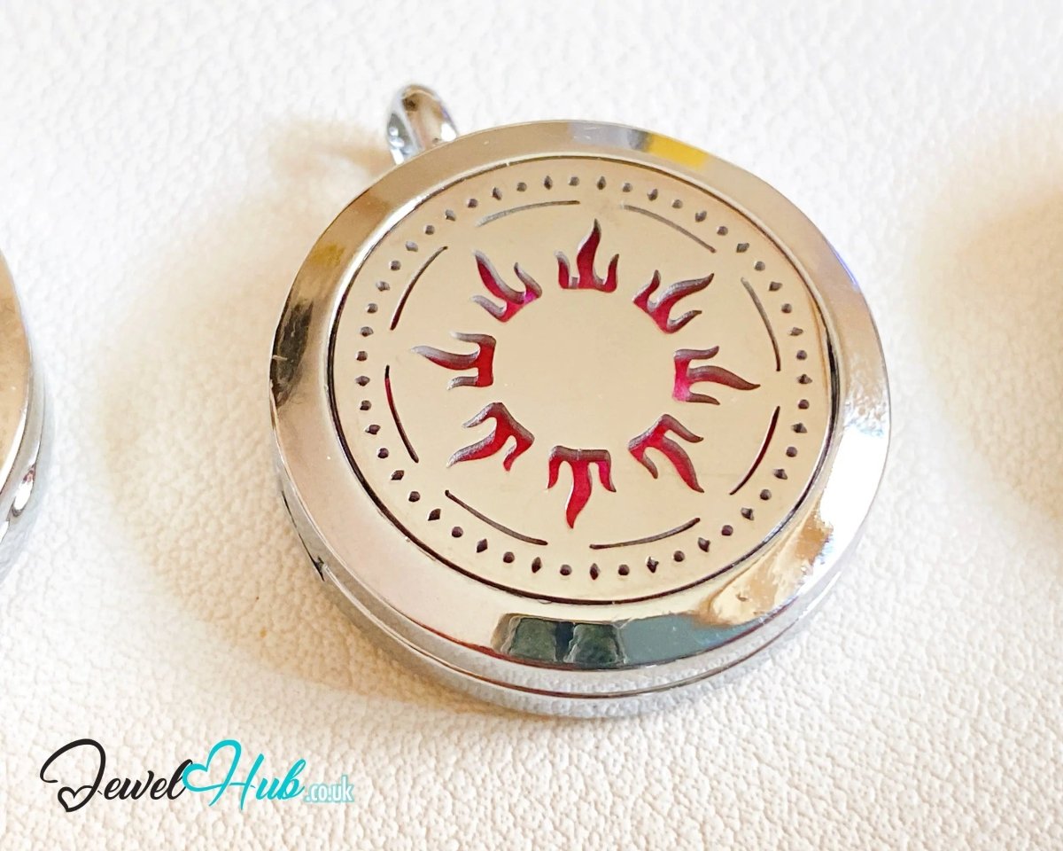 Stainless Steel Aromatherapy Pendant for Light & Renewal ☀️ Sol Spirit - JewelHub.co.uk