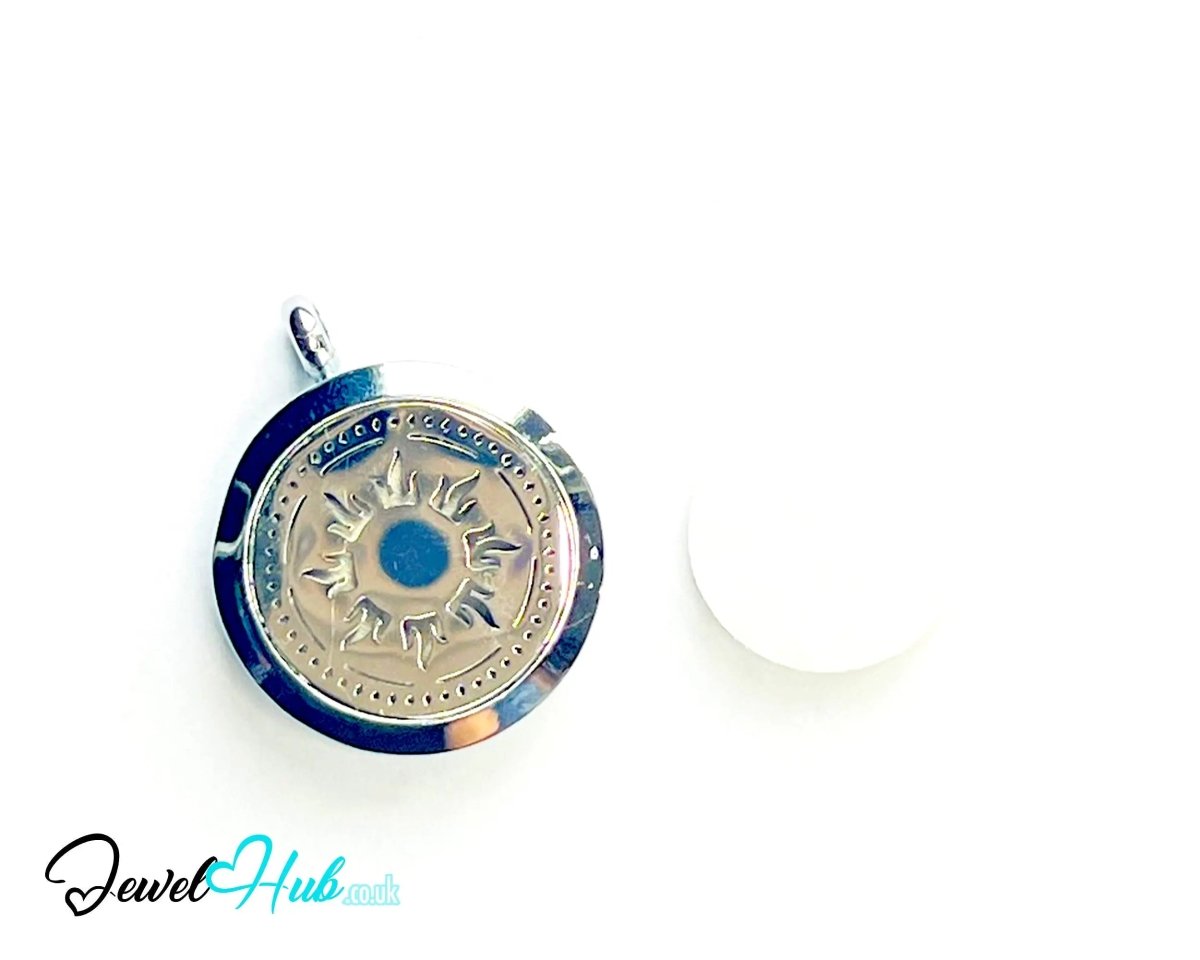 Stainless Steel Aromatherapy Pendant for Light & Renewal ☀️ Sol Spirit - JewelHub.co.uk