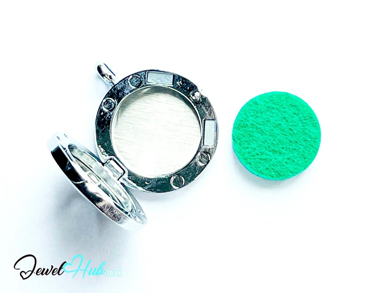 Stainless Steel Aromatherapy Pendant for Mood & Mini Wins 😄 Smiley Cool v2 - JewelHub.co.uk