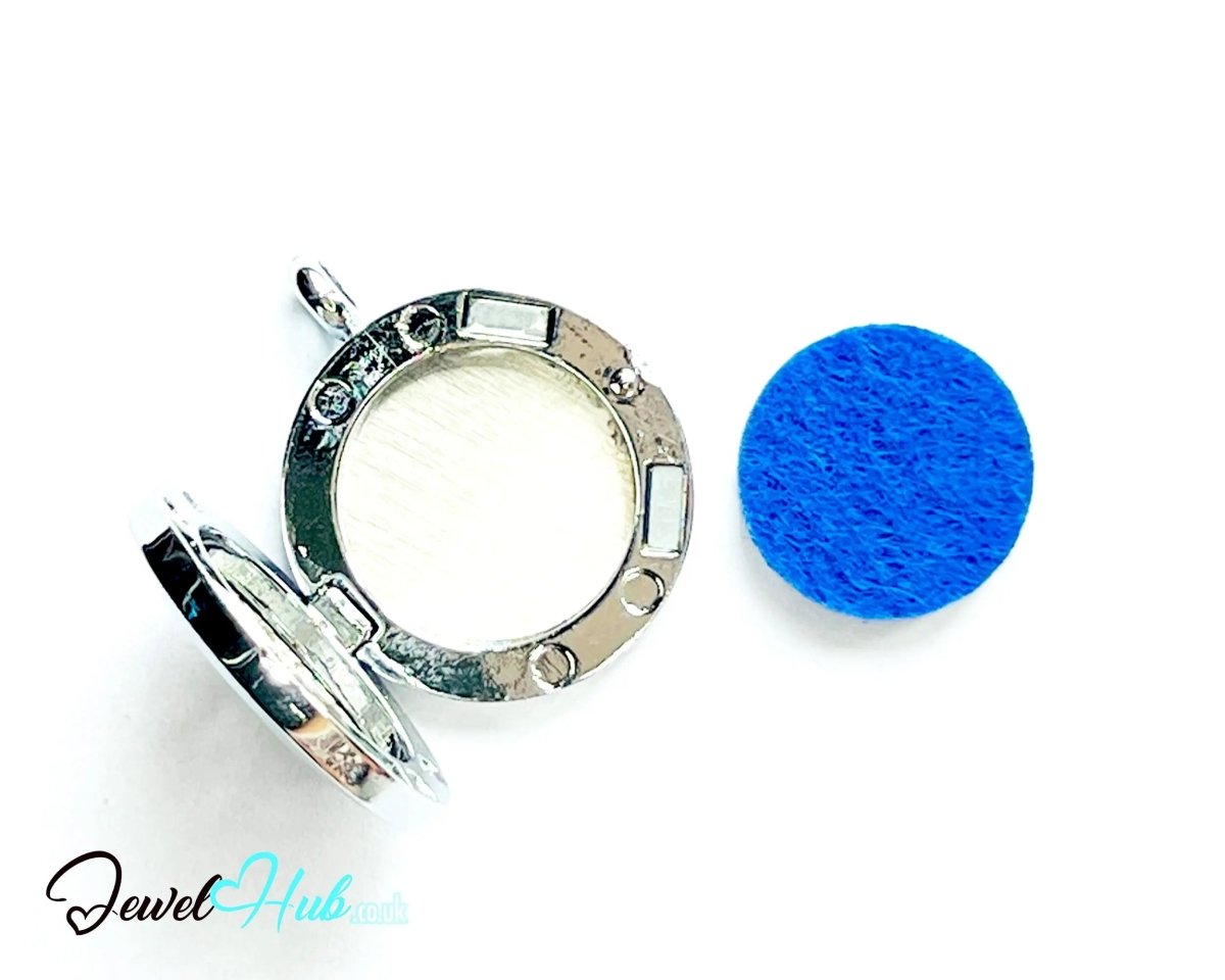 Stainless Steel Aromatherapy Pendant for Peace & Clarity 🌸 Tranquil Mandala - JewelHub.co.uk