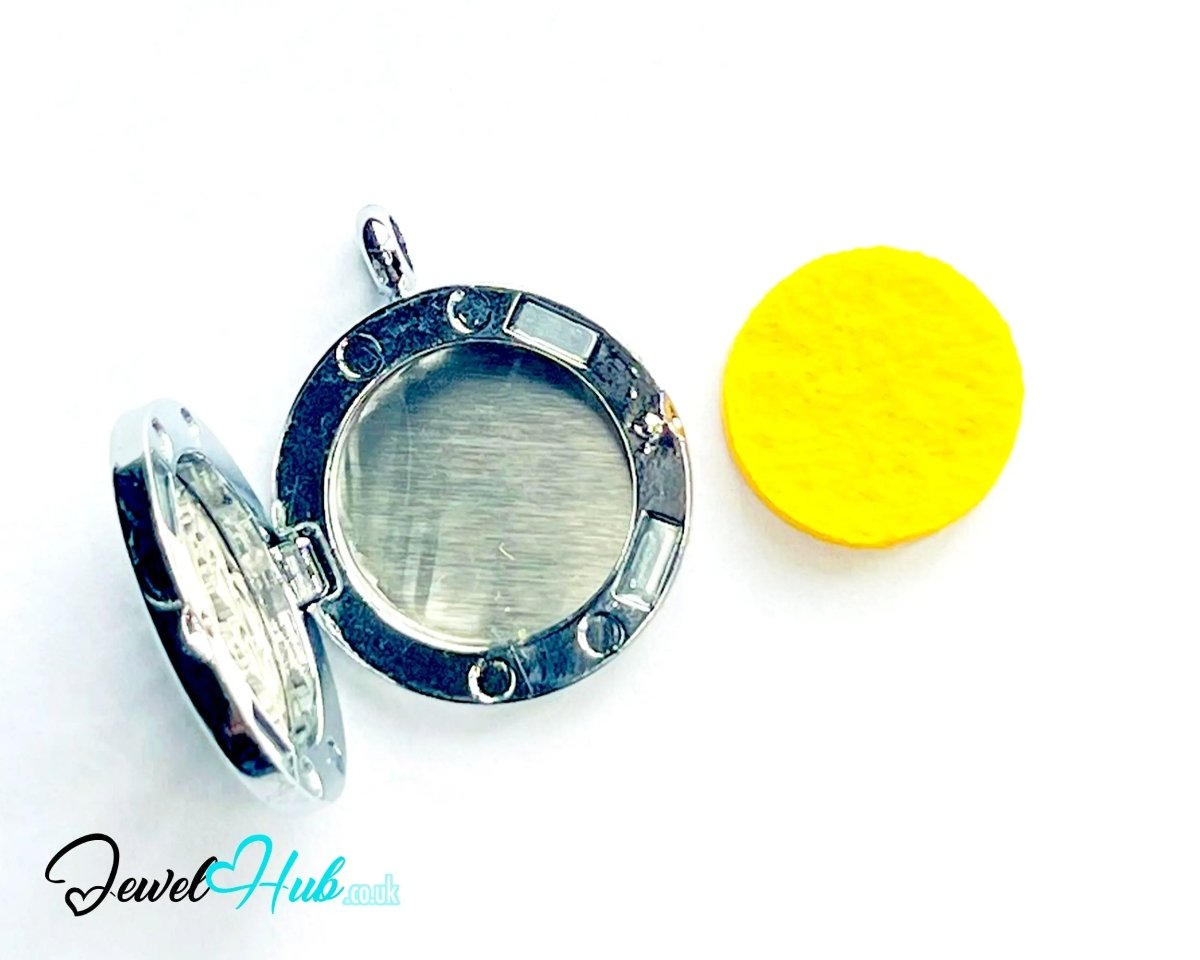 Stainless Steel Aromatherapy Pendant for Presence & Curiosity 🐱 Kindred Cat - JewelHub.co.uk