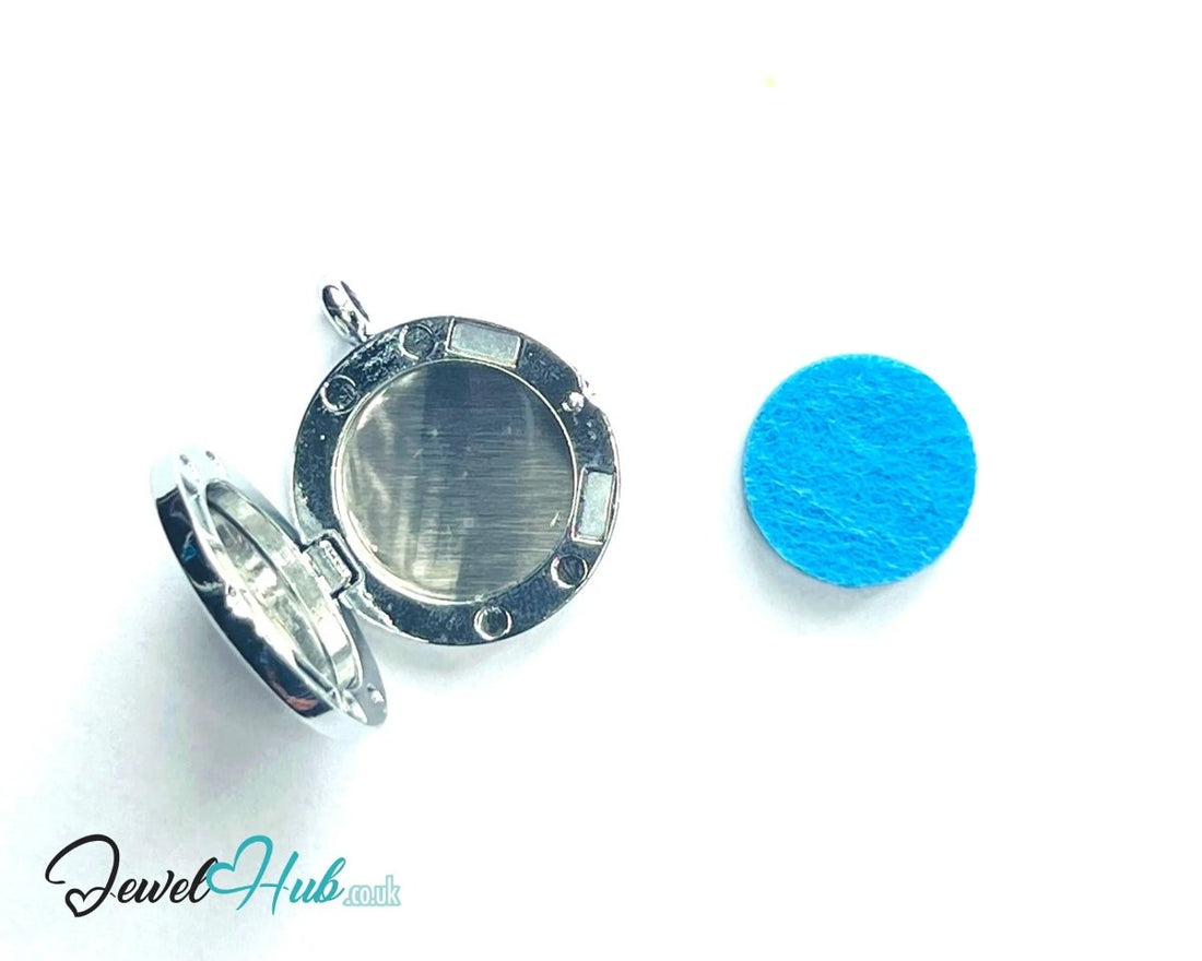 Stainless Steel Aromatherapy Pendant for Roots & Connection 🌳 Family Tree - JewelHub.co.uk