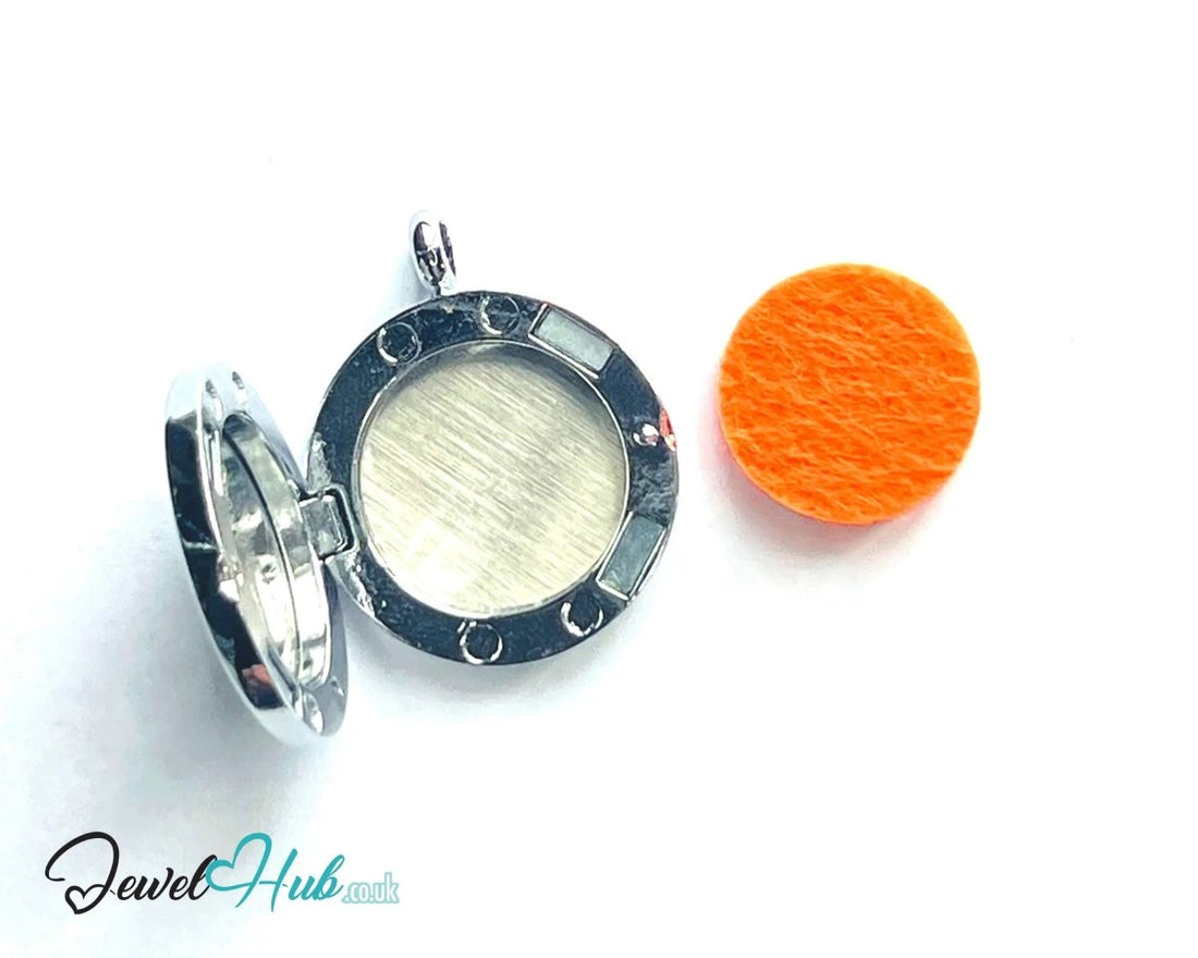 Stainless Steel Aromatherapy Pendant for Strength & Stillness ⚓ Anchor Spirit - JewelHub.co.uk