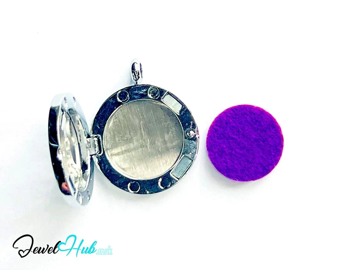 Stainless Steel Aromatherapy Pendant for Wisdom & Calm 🦉 Moonlight Owl - JewelHub.co.uk