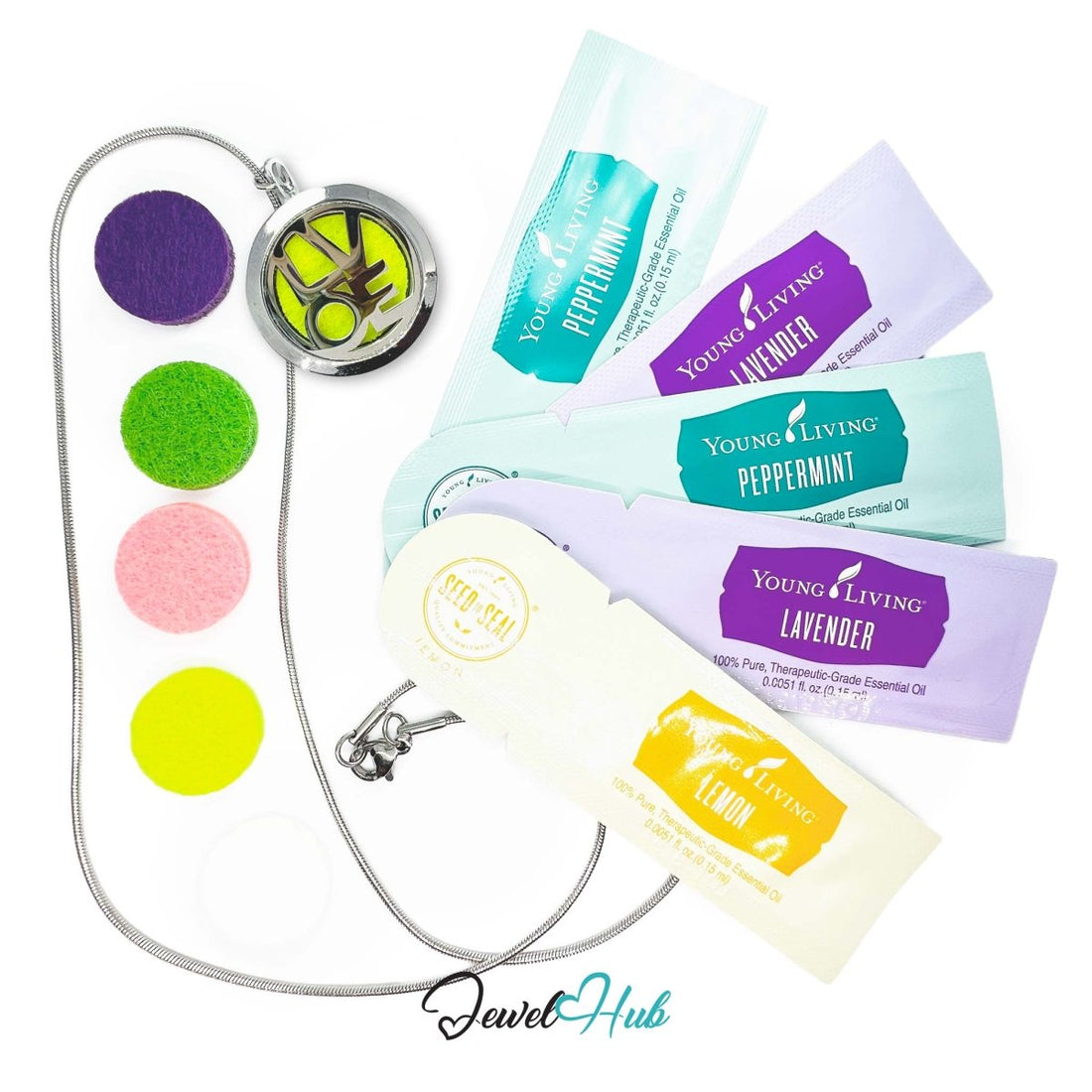 Stainless Steel Aromatherapy Pendant – LOVE Silhouette - JewelHub.co.uk