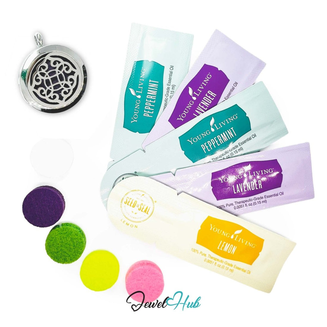 Stainless Steel Aromatherapy Pendant – Ornamental Aura Centering - JewelHub.co.uk