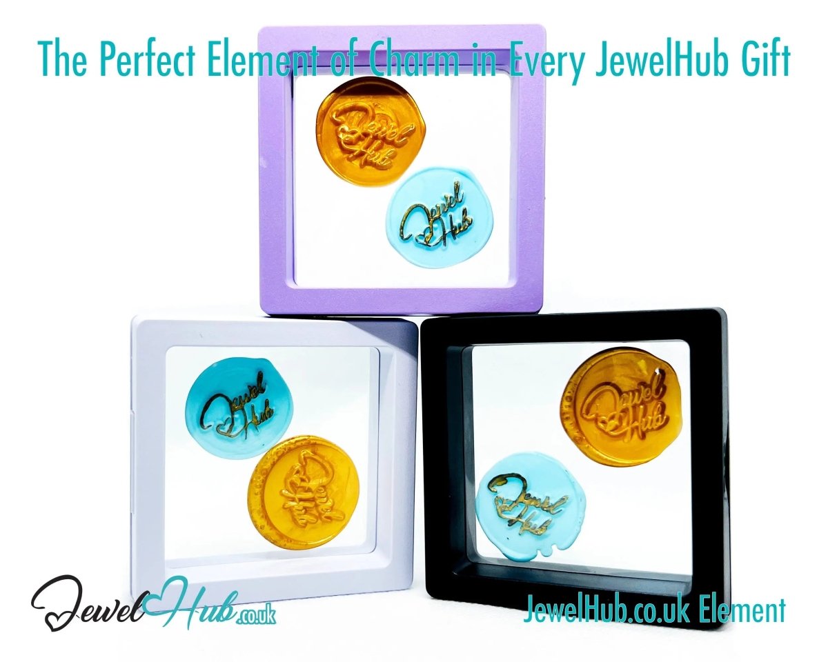 Transparent 💫 Display Box (7cm × 7cm) · Floating Frame Design · Plastic Border · Charm Showcase - JewelHub.co.uk